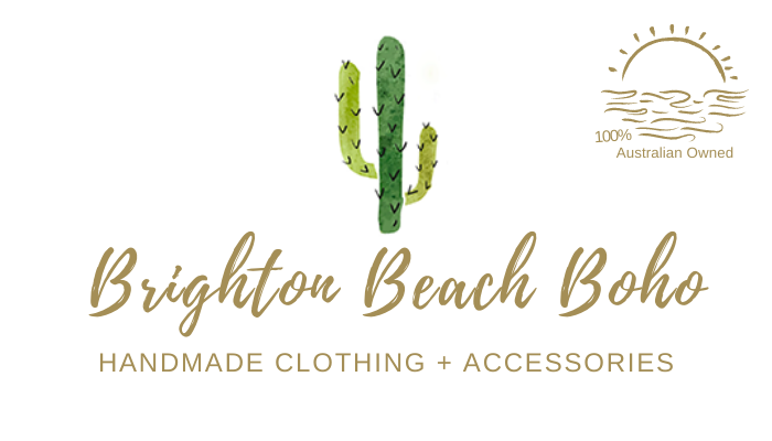 Colourful, comfy & affordable handmade bohemian clothing & accessories. Wrap Dresses, Kimonos, Scrunchies, Headwraps, Tie-Dye Yoga Leggings, Gemstone Earrings, Gypsy Earrings, Rings. Inspired by a love of the beach, travel & beautiful fabric. Established in 2016, based in Brighton, Melbourne, Australia.