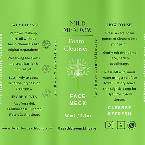 Mild Meadow Foam Cleanser 80ml
