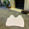 Baby Pink Lace Trim Knit Vest