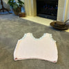 Baby Pink Lace Trim Knit Vest
