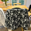 Black Floral Block Print Quilt XL Jacket