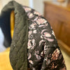 Black Purple Grey Block Print Quilt XL Jacket