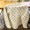 Blue Flamingo Block Print Quilt XL Jacket