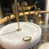 Blue Turquoise Ruby Diamante Gold Ring