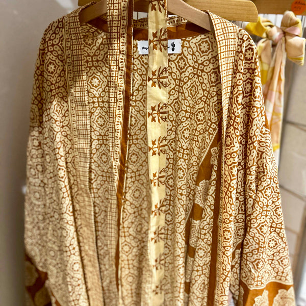 Bodhi Block Print Jacket/Kimono
