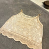 Joni Chai Two Flower Embroidered Singlet
