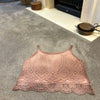 Joni Cocoa Bean Distressed Strap Singlet