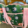 Forest Flower Block Print Duffel