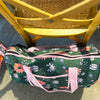 Forest Flower Block Print Duffel