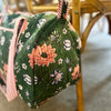 Forest Flower Block Print Duffel