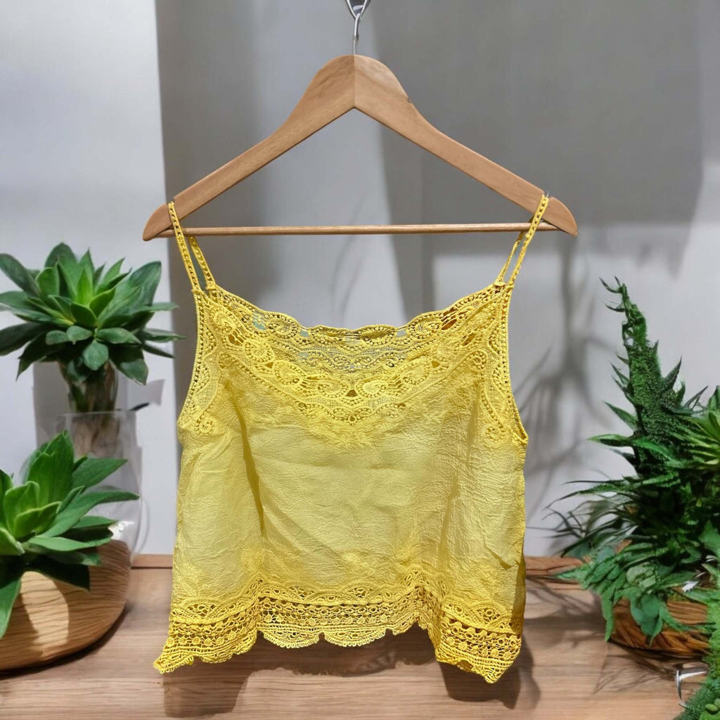 Joni Daisy Strap Embroidered Singlet