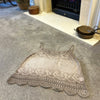 Joni Distressed Chocolate Strap Singlet