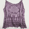 Joni Heather Flower Strap Embroidered Singlet