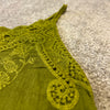 Joni Olive Strap Embroidered Singlet