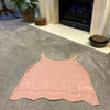 Joni Taupe Brown Embroidered Strap Singlet