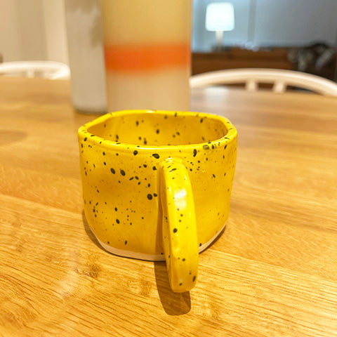 Chunky Ceramic Yellow Mug