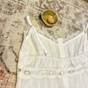 Lily Lace White Strap Singlet