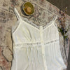 Lily Lace White Strap Singlet