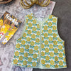 Lori Lemon Pear Floral Quilt Vest