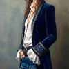 Navy Velvet Pirate Blazer