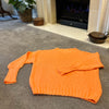 Coral Orange Knit Jumper