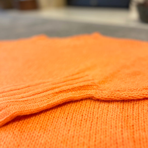 Coral Orange Knit Jumper