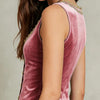 Pink Velvet Vest