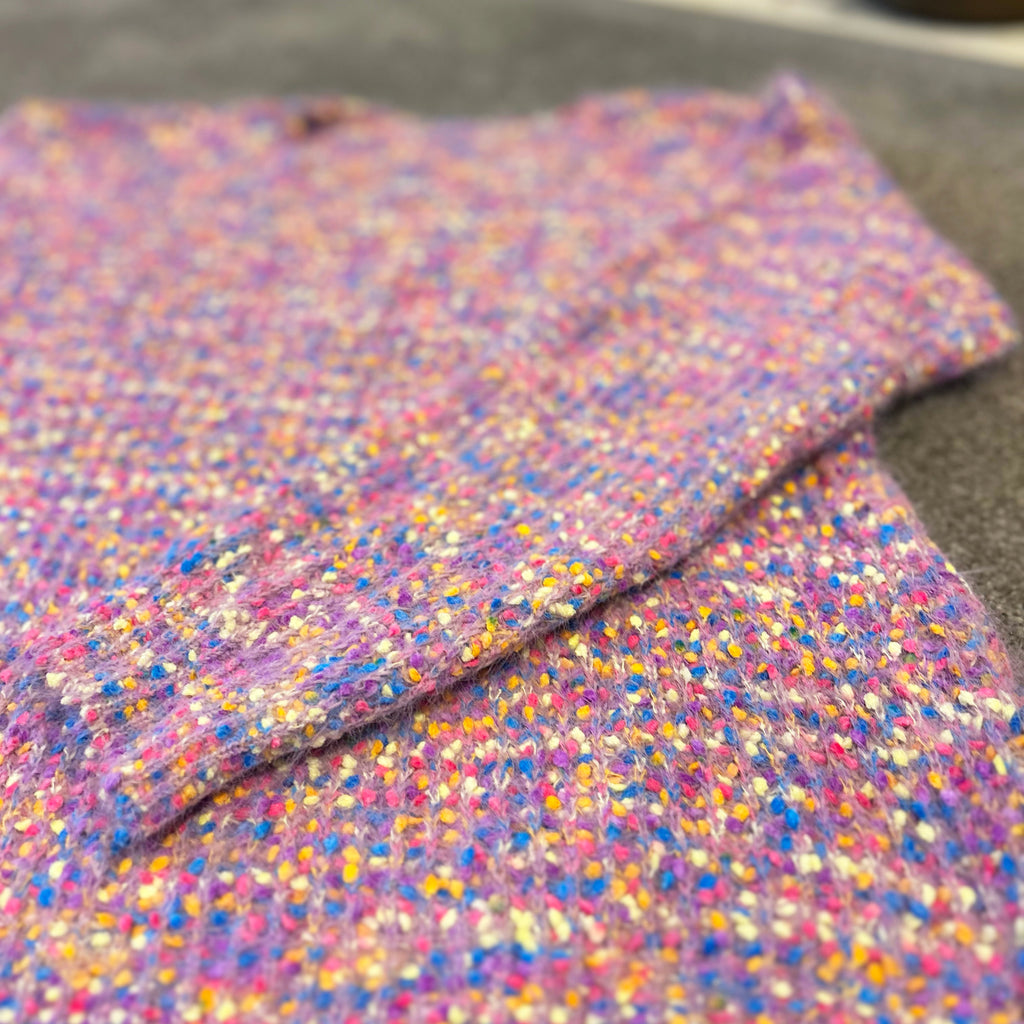 Lilac Bubble Knit Jumper