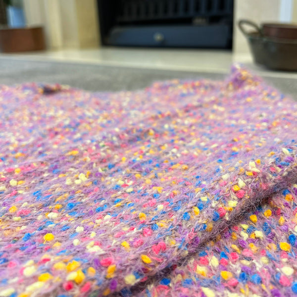 Purple Bubble Knit Jumper