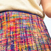 Rainbow Woven Wrap Skirt