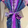 Sanvi Silk Kimono Candy Turquoise Purple