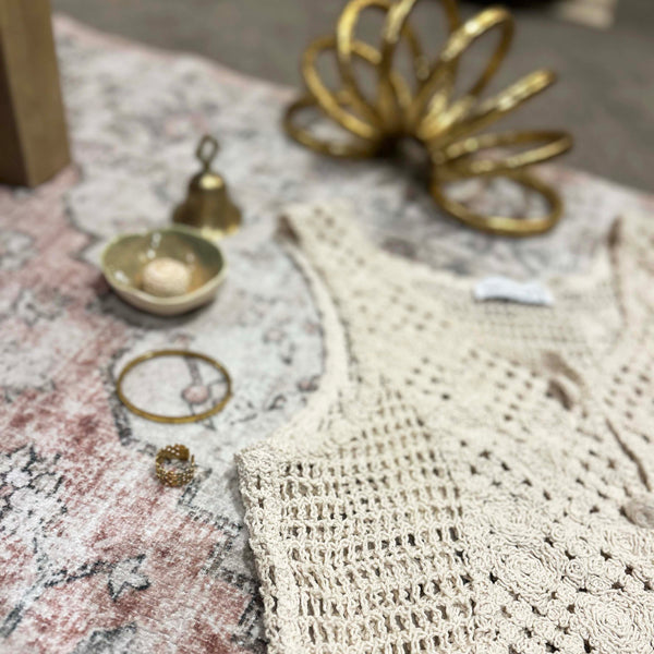 Scout Crochet Crop Vest