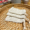 White Sisal Cosmetic Pouch