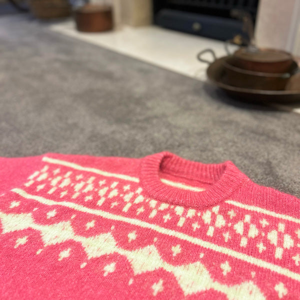 Snow Bunny Pink Knit