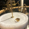 Star Diamond Adjustable Etched Ring