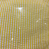 Yellow White Stripe Cotton Toilet Bag