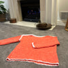 Sunset Orange Knit Jumper