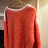 Sunset Orange Knit Jumper