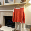 Sunset Orange Knit Jumper