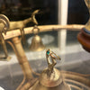 Thin Gold Rectangular Emerald Stone Ring