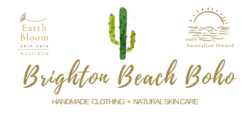Colourful, comfy handmade bohemian clothing + accessories + natural skin care. Established in 2016, based in Sandringham, Melbourne, Australia.