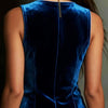 Navy Velvet Vest