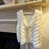 White Faux Fur Vest