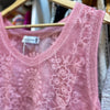 Willow Blush Pink Embroidered Singlet