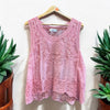 Willow Blush Pink Embroidered Singlet