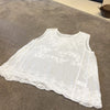 Willow White Flower Wreath Singlet