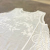 Willow White Flower Wreath Singlet