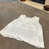 Willow White Flower Wreath Singlet