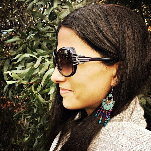 Apache Sun Tassels - Teal