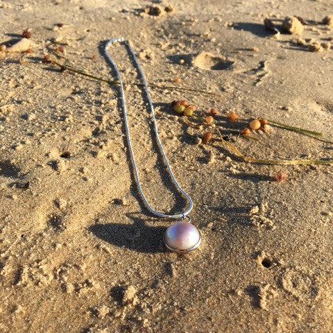 Pink Pearl Pendant